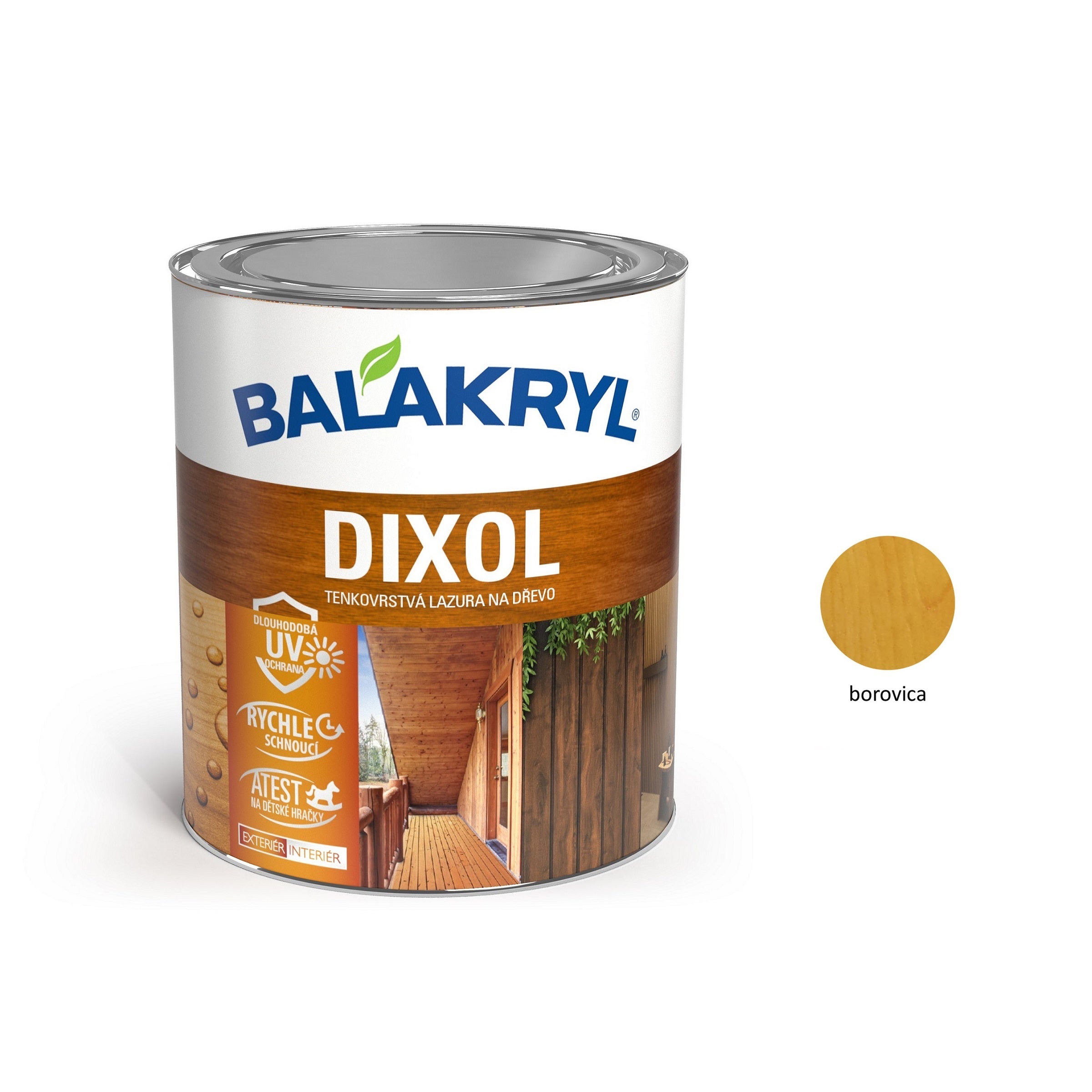 BALAKRYL DIXOL tenkovrstvá lazúra na drevo – Obrázok 7