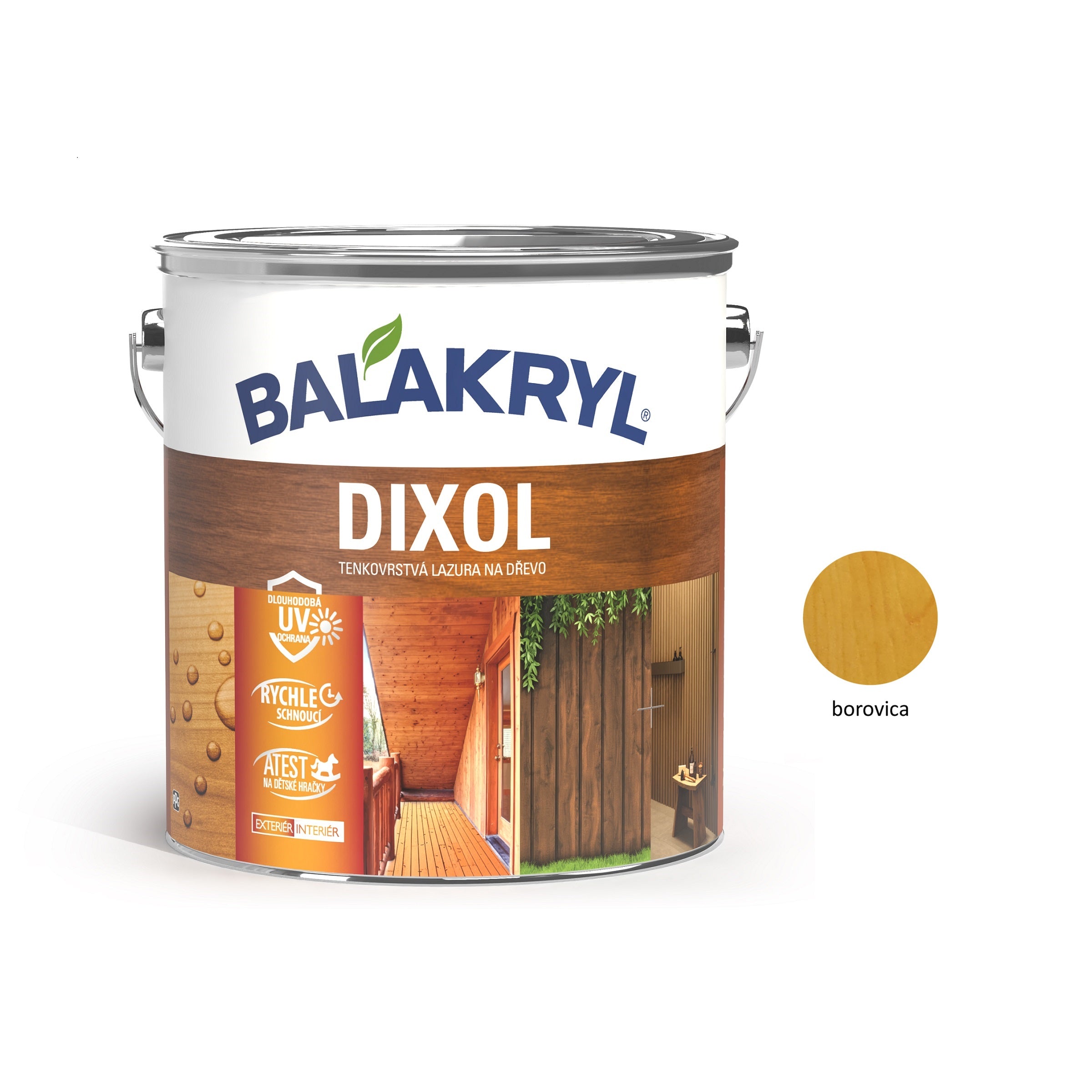 BALAKRYL DIXOL tenkovrstvá lazúra na drevo – Obrázok 17