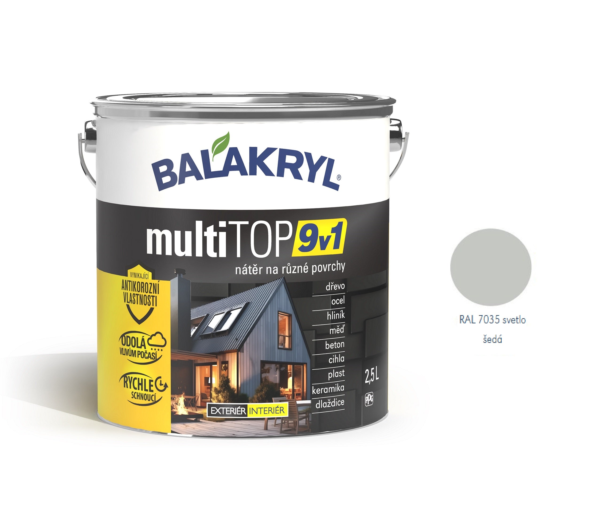 BALAKRYL multiTOP 9v1 rýchloschnúca antikorózna farba pre rôzne povrchy – Obrázok 22