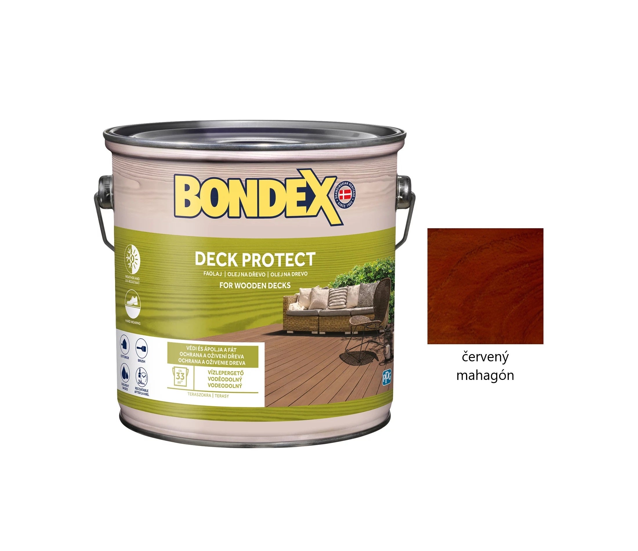 BONDEX DECK PROTECT napúšťací syntetický ochranný olej na drevo exteriér – Obrázok 11