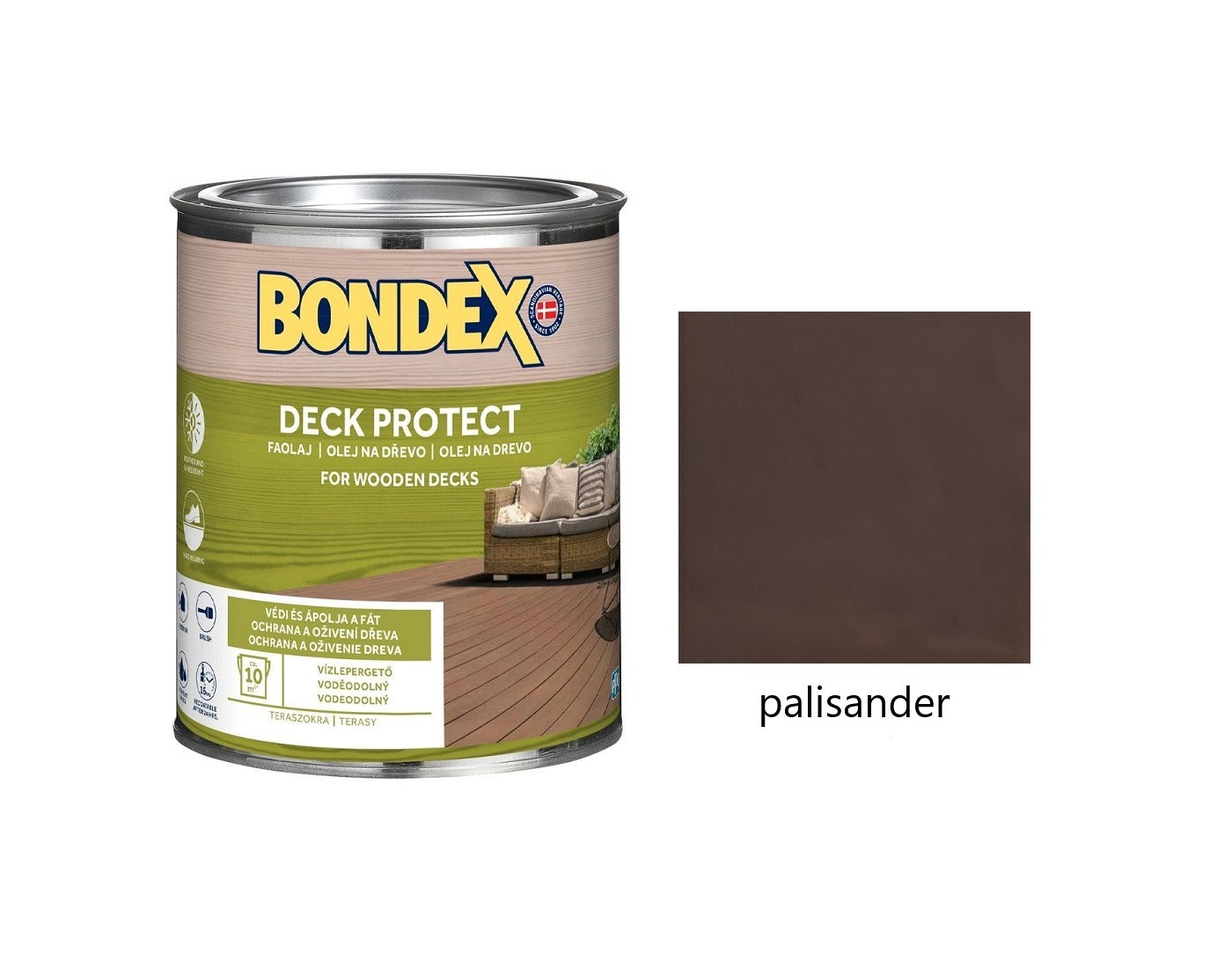 BONDEX DECK PROTECT napúšťací syntetický ochranný olej na drevo exteriér – Obrázok 6
