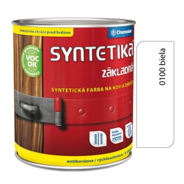 Chemolak SYNTETIKA S 2000 U základná syntetická antikorózna farba na kov a drevo