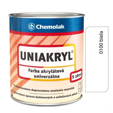 Chemolak UNIAKRYL S 2822 akrylátová univerzálna oteruvzdroná farba na betón