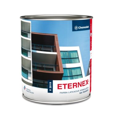 Chemolak ETERNEX V 2019 latexová vonkajšia fasádna farba