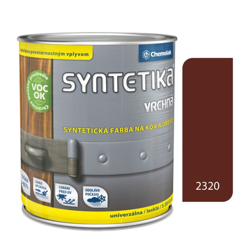 Chemolak SYNTETIKA S 2013 U vrchná syntetická lesklá farba na kov a drevo – Obrázok 7