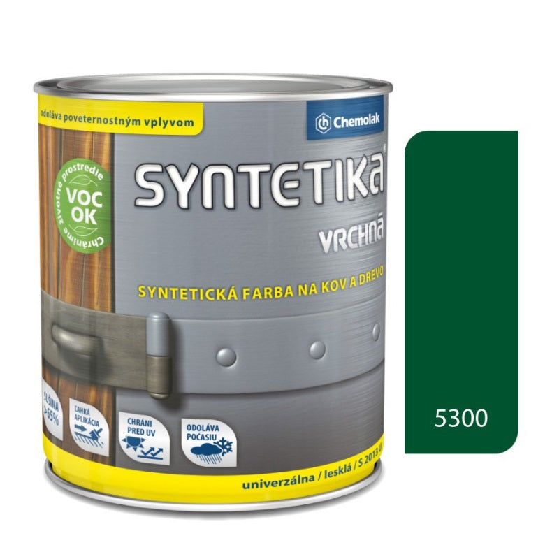 Chemolak SYNTETIKA S 2013 U vrchná syntetická lesklá farba na kov a drevo – Obrázok 10