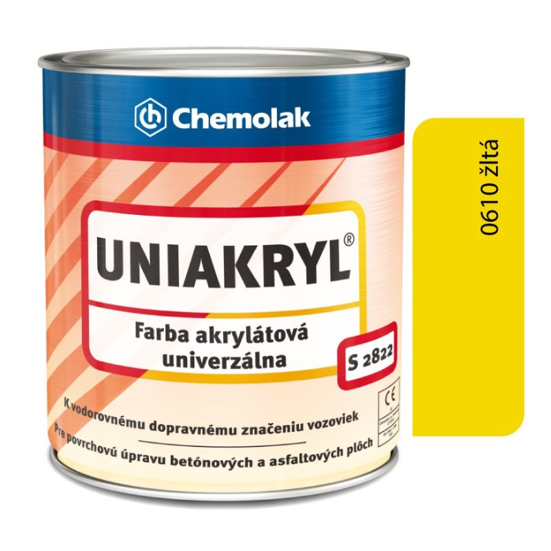 Chemolak UNIAKRYL S 2822 akrylátová univerzálna oteruvzdroná farba na betón – Obrázok 4