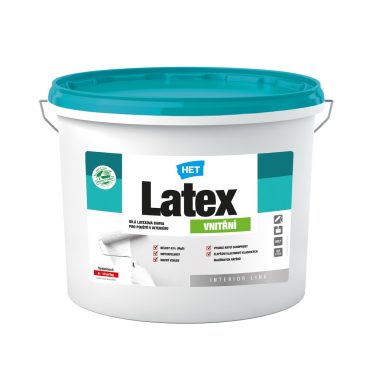 HET Latex VNÚTORNÝ biela umývateľná latexová interiérová farba na stenu