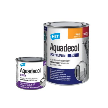 HET Aquadecol EPOXY CLEAR M 2K epoxidový lak na podlahy a steny