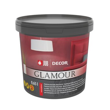 JUB DECOR Glamour umývateľná interiérová metalická farba na stenu