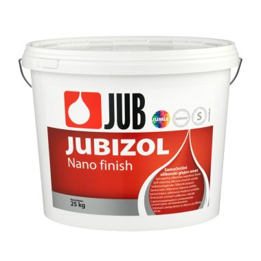 JUB JUBIZOL Nano finish S silikónová hladená fasádna omietka