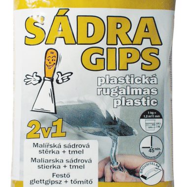 KITTFORT Biela plastická stavebná sadra na stenu 1 kg
