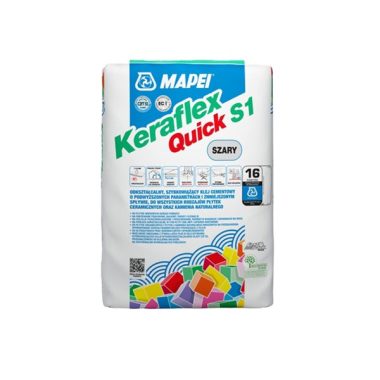 MAPEI Keraflex Quick S1 rýchlotvrdnúce cementové lepidlo na dlažbu a obklad