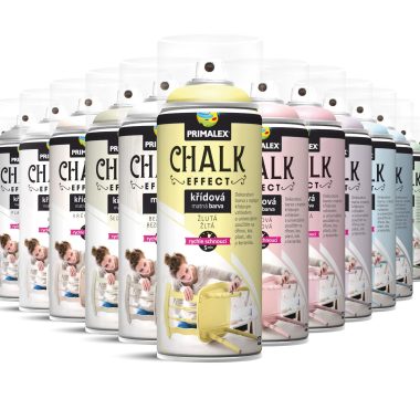 PRIMALEX CHALK EFFECT Rýchloschnúca kriedová matná farba v spreji na nábytok 400 ml