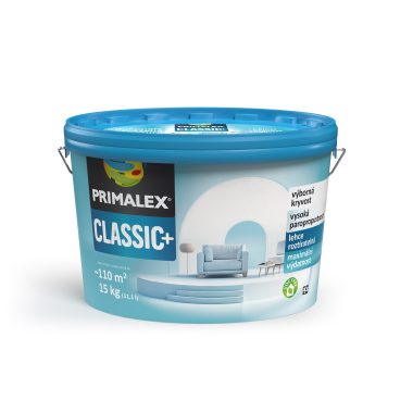 PRIMALEX CLASSIC+ biela maliarska interiérová farba na stenu