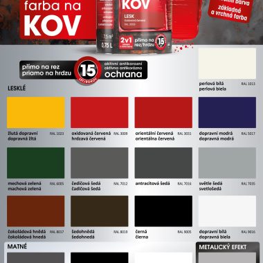 PRIMALEX Antikorózna farba na kov 2v1