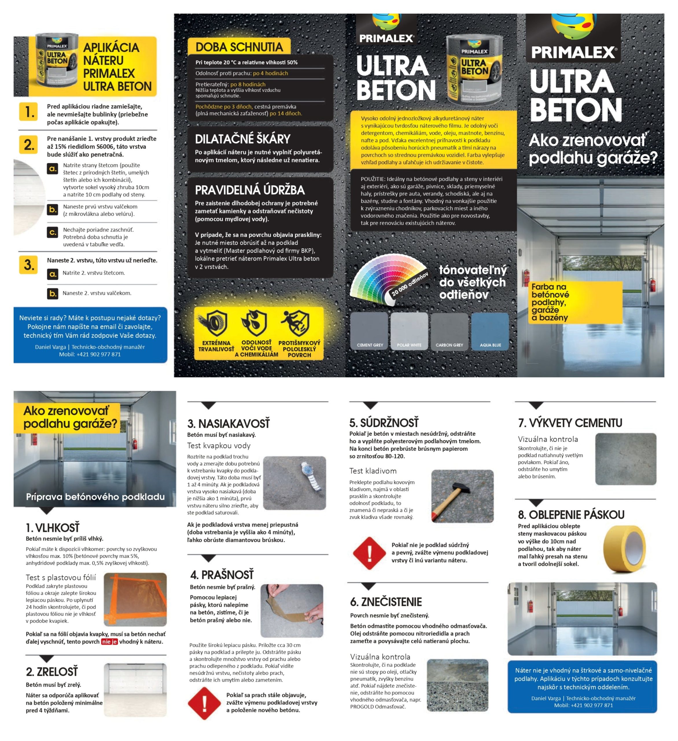 PRIMALEX ULTRA BETON protišmyková farba na betónové podlahy | farbyaoleje.sk