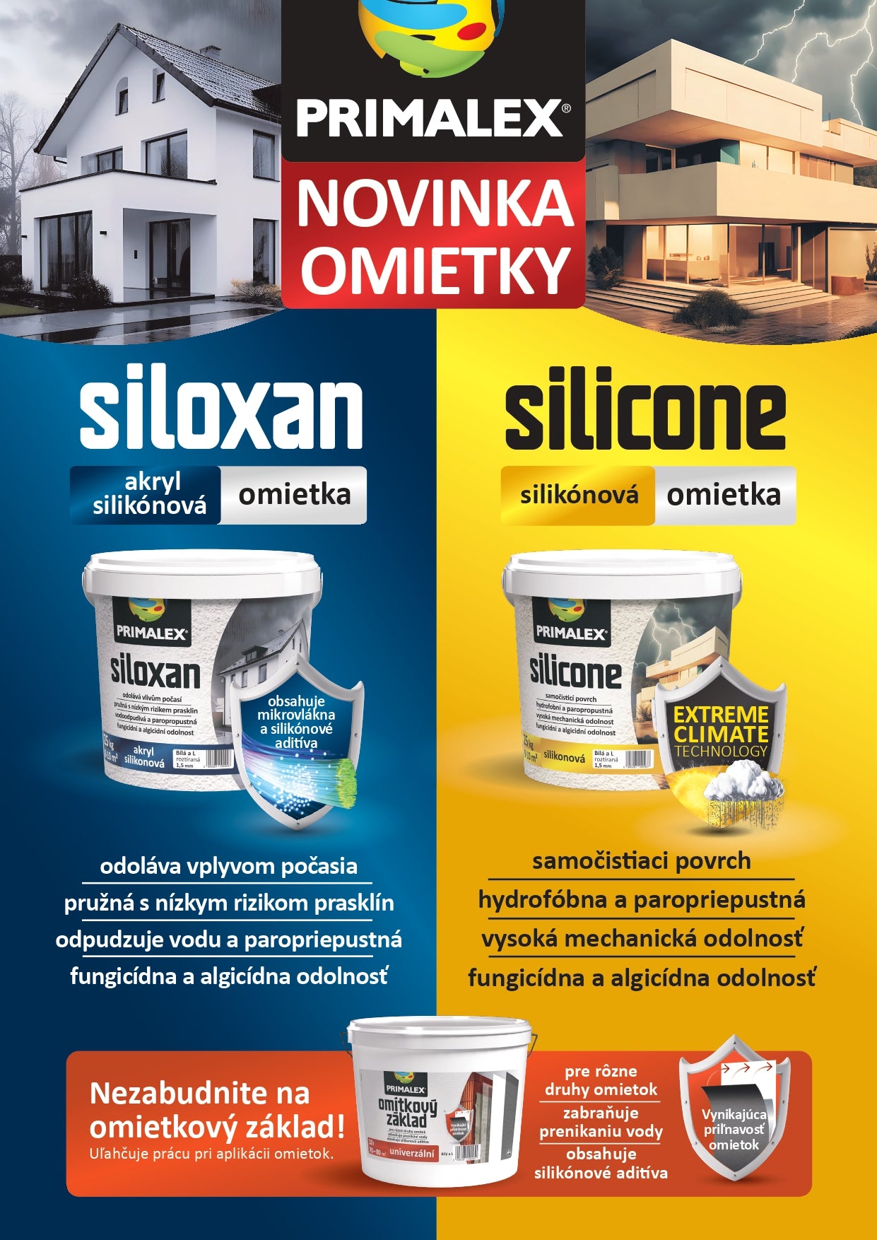 PRIMALEX siloxan biela protiplesňová silikónová fasádna omietka – Obrázok 3