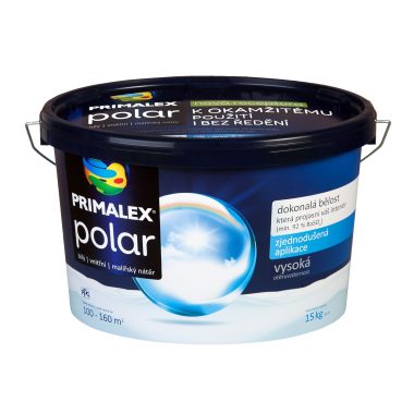 PRIMALEX polar biela oteruvzdorná interiérová farba na stenu