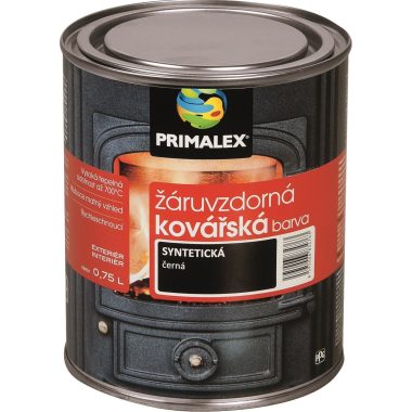 PRIMALEX Syntetická žiaruvzdorná kováčska čierna farba na kov