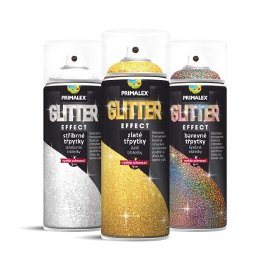 PRIMALEX GLITTER EFFECT Lak v spreji s trblietkami