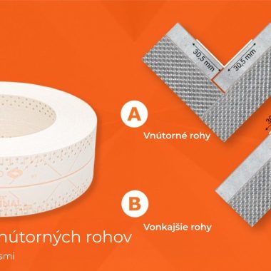 STRAIT-FLEX ORIGINAL rohová sadrokartonárska páska