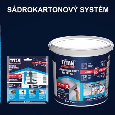 TYTAN montážna PUR pena na lepenie sadrokartónu