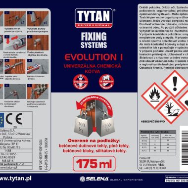 TYTAN EV I Chemická kotva polyesterová